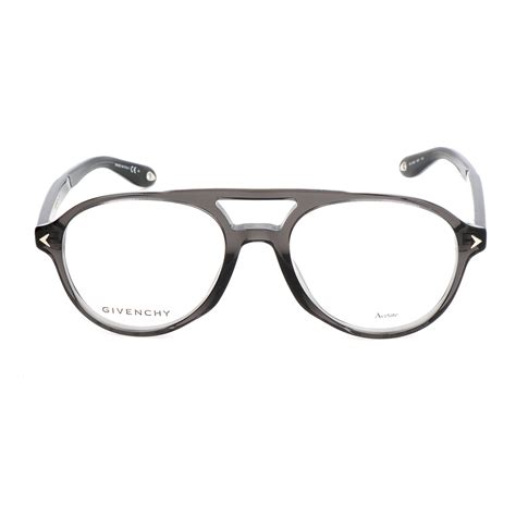 givenchy unisex rectangular 53mm optical frames|More.